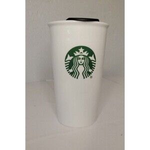 Ceramic Logo It Girl Travel Mug Coffee Tea Matcha To Go Drink | Starbucks 10 oz